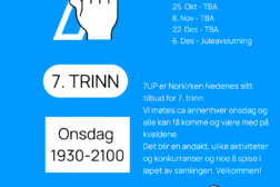 7up for 7.trinn starter opp 6.sep.