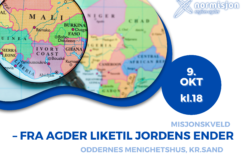 Misjonskveld Oddernes menighetshus, Kr.sand 9.okt kl.18