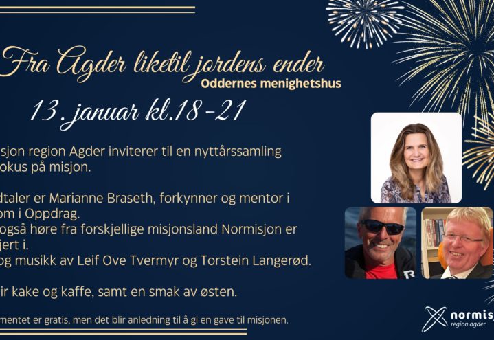 Nyttårssamling  – Fra Agder liketil jordens ende