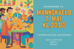 Velkommen til mannskveld 7. mai