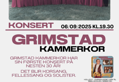 Konsert med Grimstad kammerkor