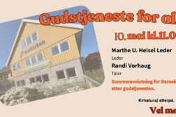 Gudstjeneste for alle 10.mai