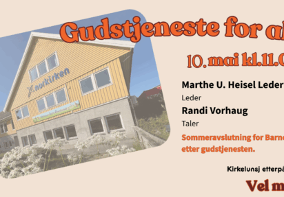 Gudstjeneste for alle 10.mai