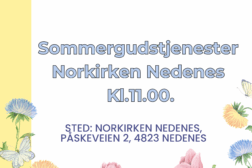 Programmet for sommergudstjenestene