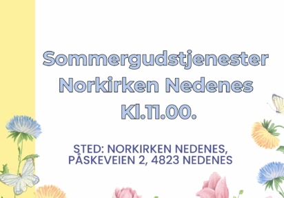 Programmet for sommergudstjenestene