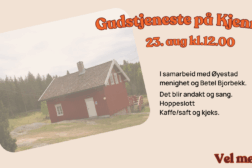 Gudstjeneste på Kjenna kl.12