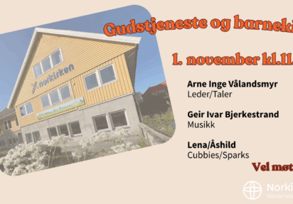 Velkommen til gudstjeneste allehelgensdag